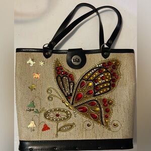 Vintage 1960’s wood purse